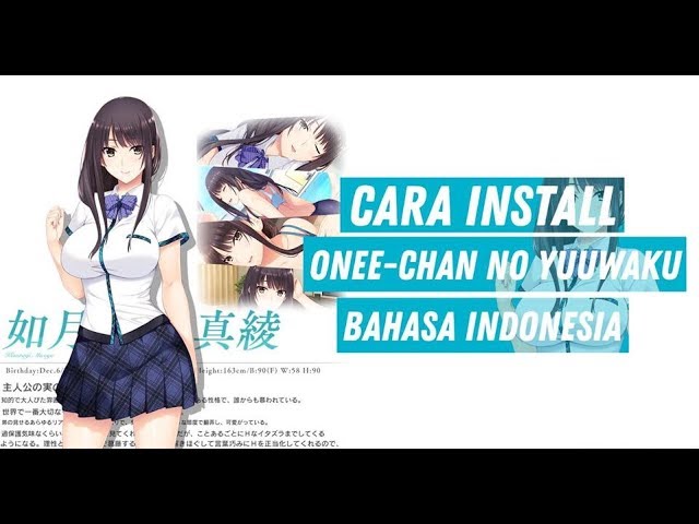 Cara Menginstall Game Onee Chan No Yuuwaku Vn Ver Android Youtube