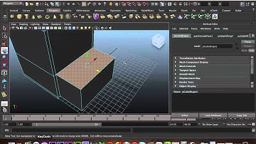 MAYA 3D ModellingTutorial - A simple Bedside cabinet