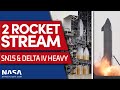 Starship SN15 Static Fire and ULA Launches NROL-82 on Delta IV Heavy