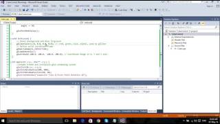 OpenGl glut in urdu Basic Cube Rotation Part1 C++ visual studio 2013