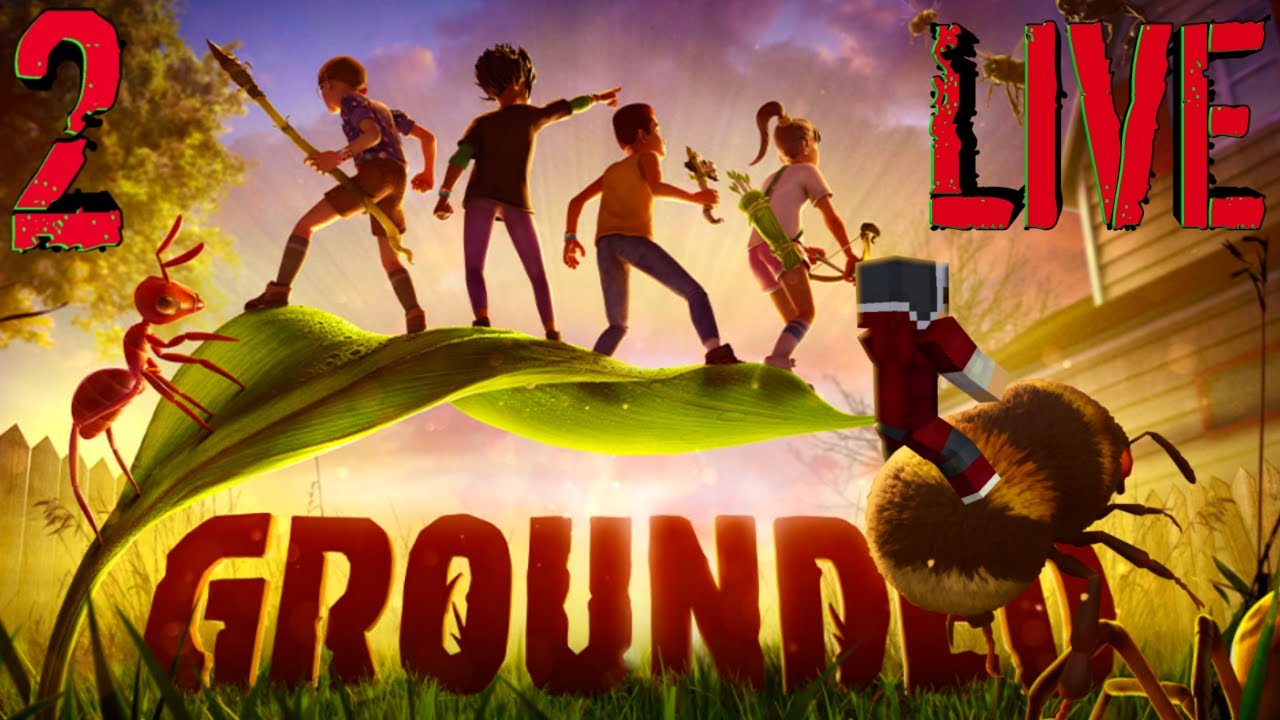 Jogando Grounded, enfretando todos os insetos - 🔴 AO VIVO 2