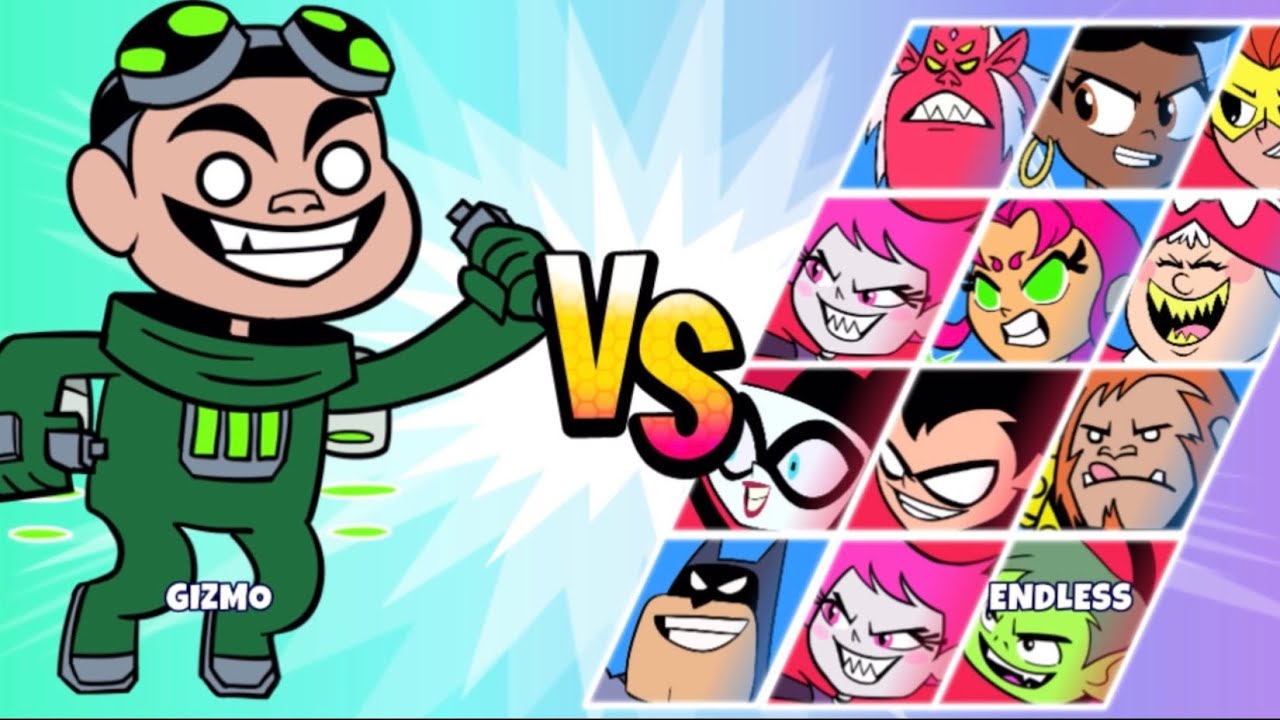 Teen Titans Go Jump Jousts 2 Gizmo vs All Who’s better fighter than Gizmo | Cartoon Network Games