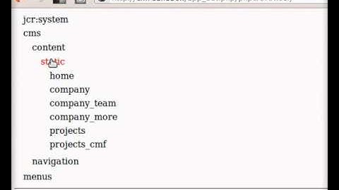 Symfony2 PHPCRBrowserBundle - Proof of concept