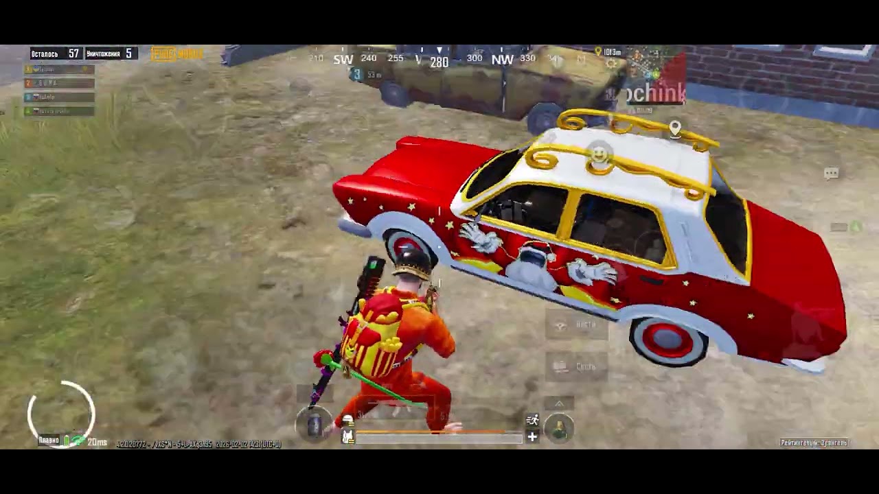 Хорошая катка с рандомами в PUBG MOBILE 