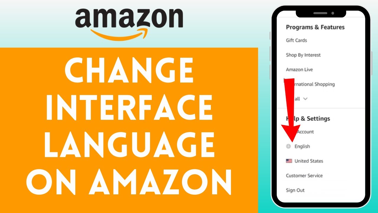 How to Change Interface Language on Amazon (2024) | Edit Interface Language on Amazon