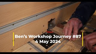 Ben's Workshop Journey #87 (Starting to cut the tenons)