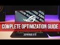 Asus zephyrus g15 or any gaming laptop optimization guide