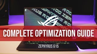 Asus Zephyrus G15 (Or Any Gaming Laptop) Optimization Guide screenshot 4