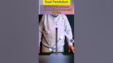 🔥 “Dual Pendulum Explained! Amazing Chaotic Motion 😲”#DualPendulum #ChaosTheory #Engineering #Physic