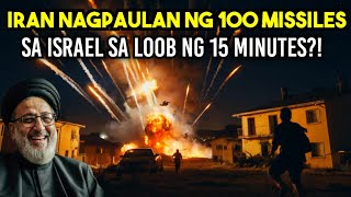 BREAKING! IR@N NAGPAULAN ng 100 ROCKETS sa loob ng 15 minutes sa ISRAEL???! Eto na ba ang PAGGANTI?