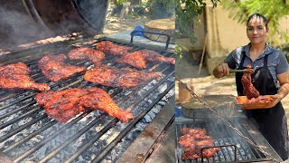 Pollo Adobado a las Brasas - La Herencia de las Viudas