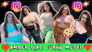 Amber Diaz 🇺🇸 American Curvy Plus sized Model  Fashion   Media Influencer  Biography