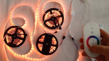 15M RGB Şerit led - RF Dokunmatik Kumanda Bağlantısı