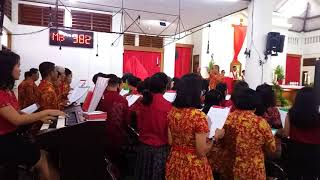 Mari Kita Renungkan - Lingkugan Santo Bartholomeus (25/03/2018 - MB 382 Bait 1 dan 2)