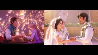 Rapunzel and Flynn Once upon a dream music video