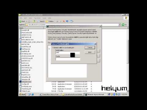 Trend Micro Worry Free Login Script ile kurulum