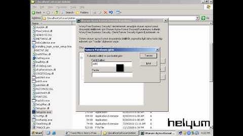 Trend Micro Worry Free Login Script ile kurulum