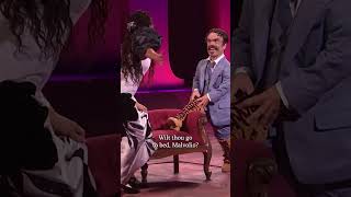 A misguided Malvolio Peter Dinklage attempts to woo Olivia Sandra Oh in Twelfth Night