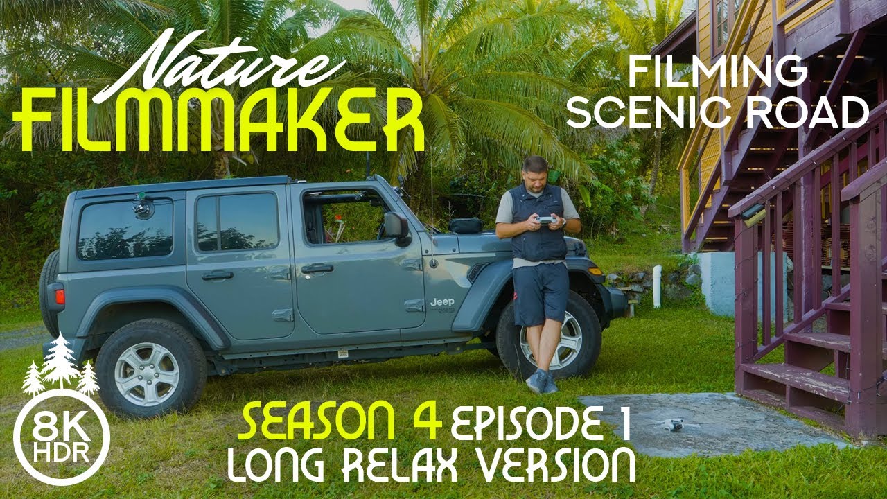 Filming Amazing Roads of Pahoa, Hawaii 8K HDR - Nature Filmmaker Series S4 Ep1 (Long /Nature Sounds)