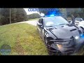 Drug Trafficker Flees And Gets Rammed Off The Road By Sheriff in 392 Patrol Car |  Butts County