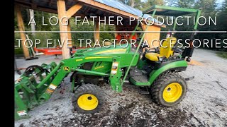MY TOP 5 TRACTOR ACCESSORIES FOR MICROFORESTRY