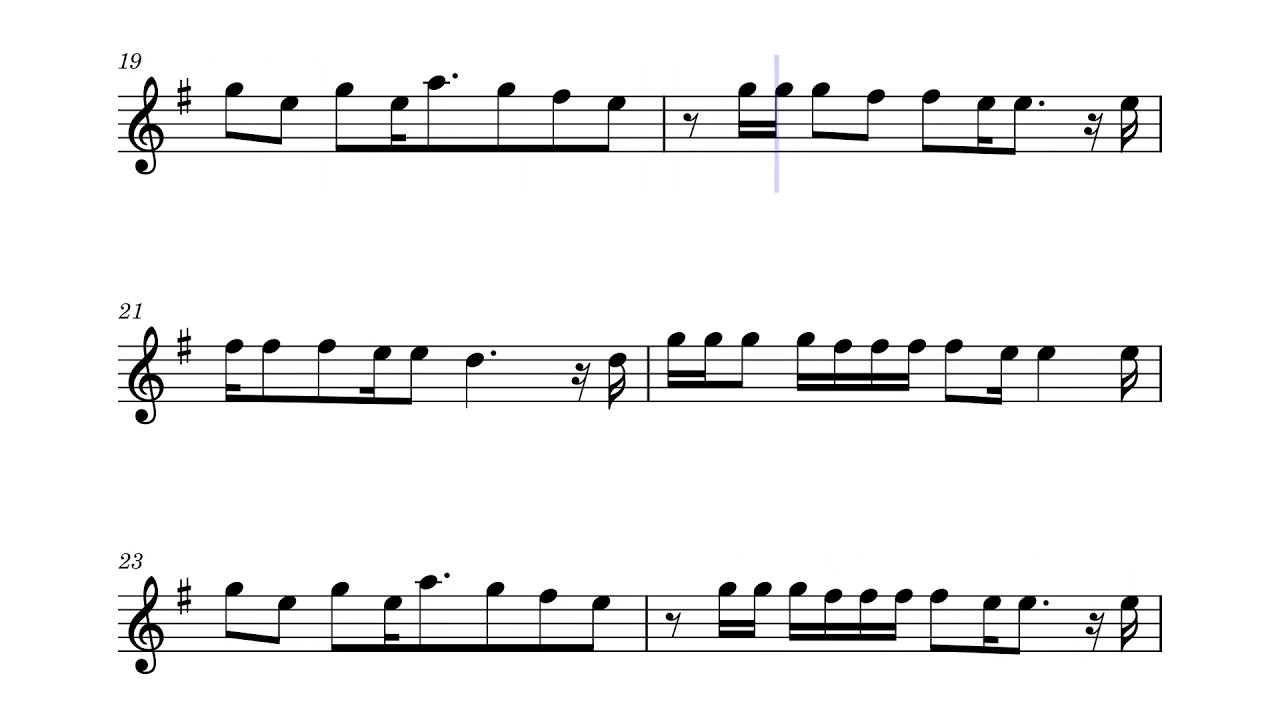 Careless Whisper - Clarinet Sheet Music - YouTube