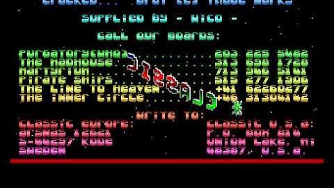 Classic   Brat HYPERSPIN AMIGA INTRO CRACKTRO DEMO COMMODORE NOT MINE VIDEOS