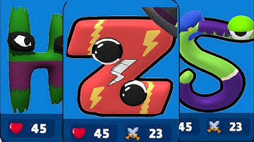 Merge Alphabet Lore Run Vs Merge Alphabet Hero, Number Lore, Alphabet Lore ⭐ Abcdefghijklrtvwxyz