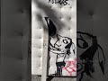 Bragas negras. www. es – arte urbano, Francisco de Pájaro, street artist Barna