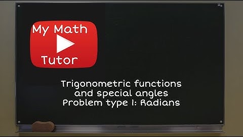 ALEKS | Trigonometric functions and special angles: Problem type 1: Radians