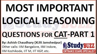 Most important logical reasoning puzzles for CAT/MBA 2020 Part 1