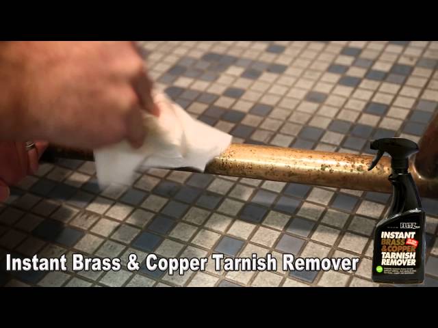 Flitz Brass & Copper Tarnish Remover doesn't mess around! 
