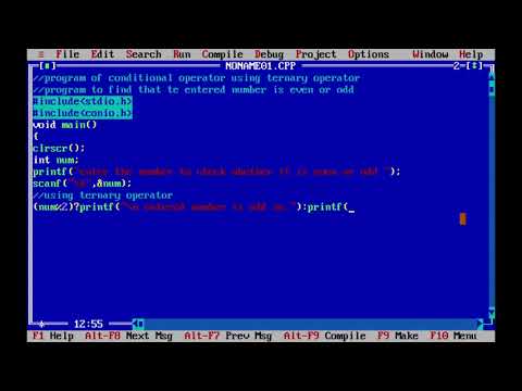 How To Find Even Odd Using Ternary Operator (Conditional Operator ...