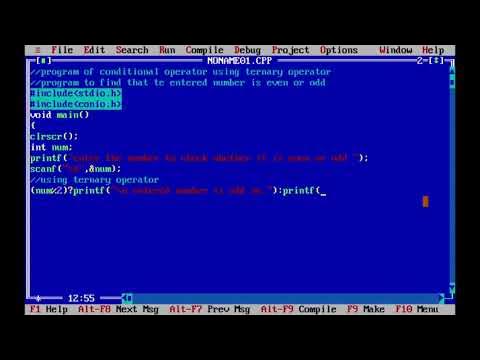 How To Find Even Odd Using Ternary Operator (Conditional Operator ...
