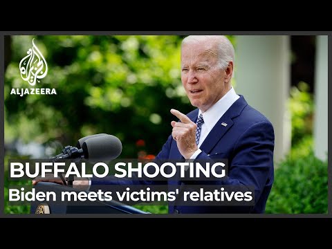 Biden condemns ‘evil’ of white supremacy after mass shooting