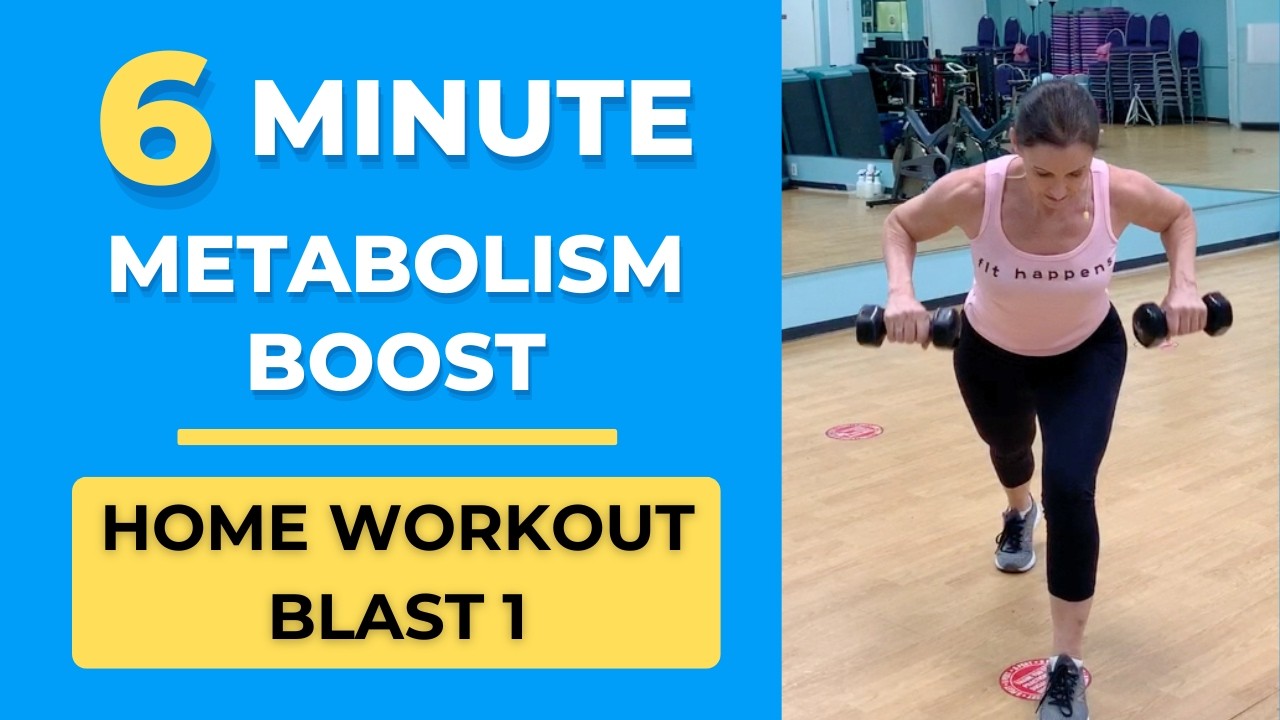 6 Minute Home Workout Fat Loss Metabolism Boost Blast 1