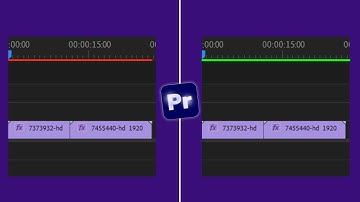 Premiere Pro red line on timeline fix