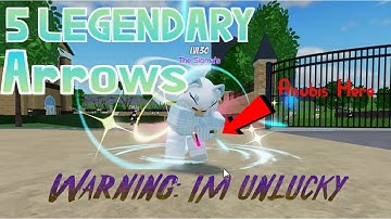 USING 5 LEGENDARY AND 15 SHINY ARROWS (With 3x Shiny gamepass and worthiness 3) | World of Stands