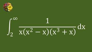 Solving an Improper Integral Using Reciprocal Substitution and Algebraic Decomposition