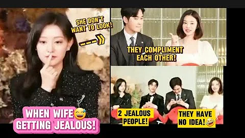 When Jiwon jealous is more scary than Soo Hyun!🤣😚 #kimsoohyun #kimjiwon #queenoftearskdrama