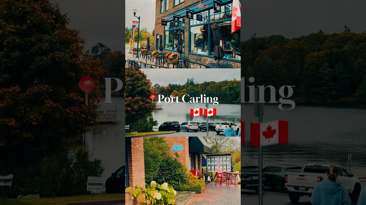 Port Carling | Don’t miss it on your daytrip to Lake Muskoka 🇨🇦سفر یک روزه از توزنتو 