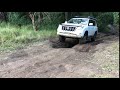 Levuka - some ruts 1of3  in a new totally standard Prado 150