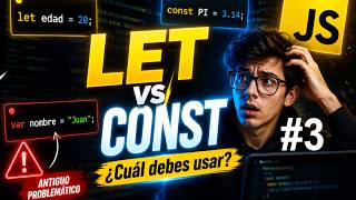 JavaScript desde cero #03 – Variables (var, let y const explicadas fácil)