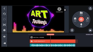 How To Add Audio Spectrum In Kinemaster  ||ART TeChBaNgLa