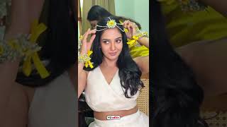 Pavani Reddy Wedding Hairstyle Look