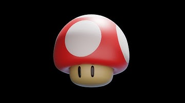 blender 2.83 : super mario mushroom modeling tutorial