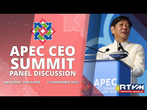 APEC CEO Summit Panel Discussion 11/17/2022