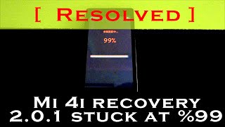 Quick Solution  - mi recovery 2.0.1 Updating Stuck on 99% screenshot 3