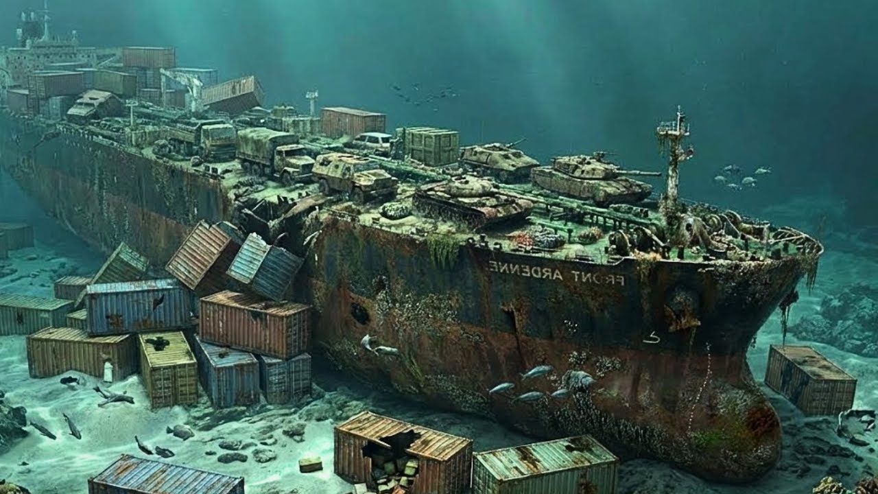 Found WWII Cargo Ship Filled with Containers - What's Inside Is SCARY