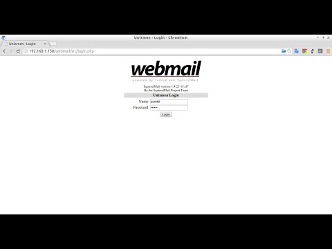 Creating A Mail Server using SquirrelMail on Centos 7/6